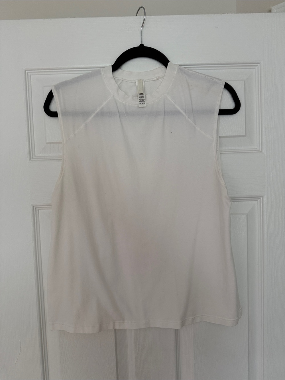 SKIMS White Sleeveless Crewneck Tank